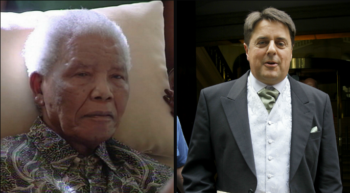 Nelson Mandela, Twitter, Nick Griffin